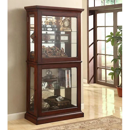 Side Entry Curio Cabinet